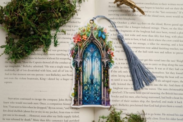 The Bookish Atelier - Azure Blossom Doorway Bookmark Cheap - Image 3