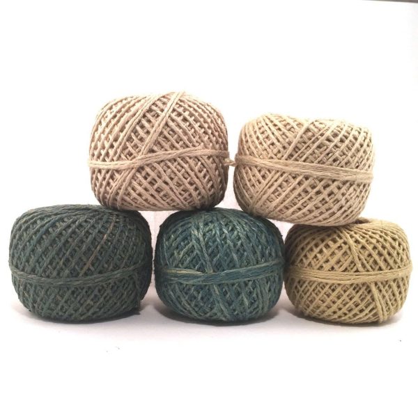 Naturally Dyed Lemongrass Scarf Crochet Kit Online now - Image 5